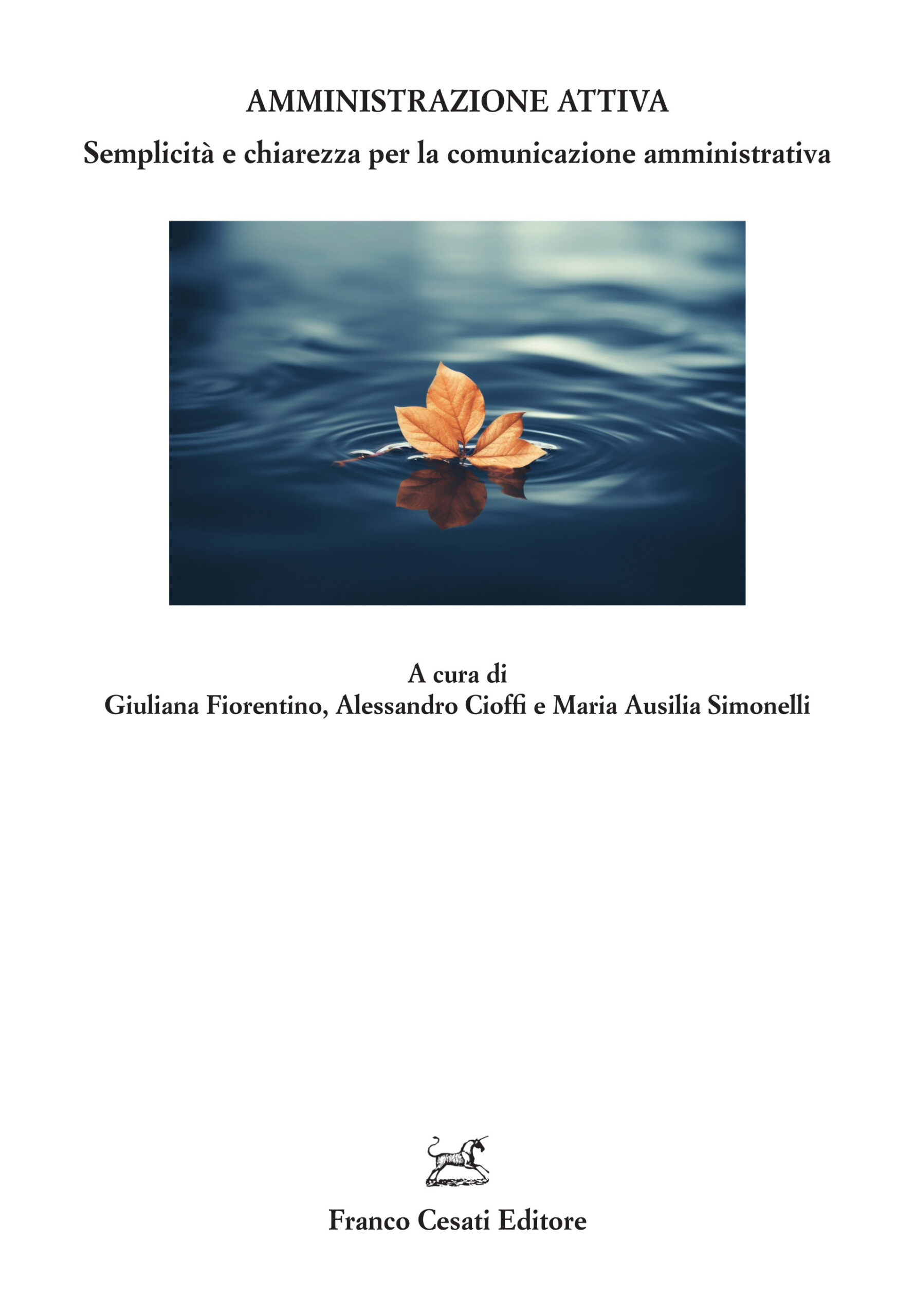 Copertina del libro Amministrazione attiva, Cesati editore