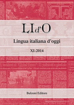 Copertina della rivista LId'O, Lingua italiana d'oggi